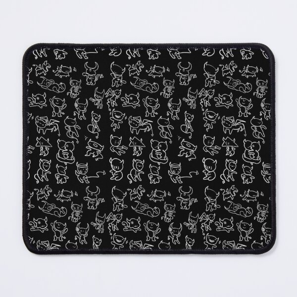 Item preview, Black with white demon print  designed and sold by iggybeldraws.