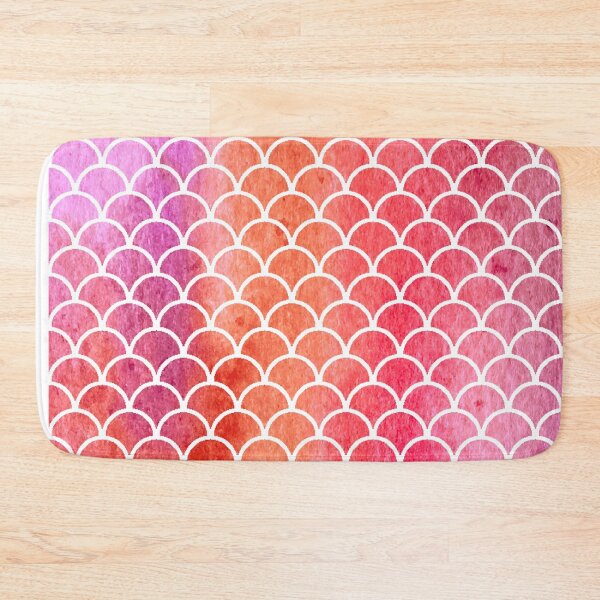 Item preview, Red Mermaid Scales designed and sold by PotluckPrints.