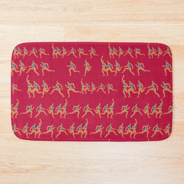 Item preview, Running women in deep red designed and sold by Irina Ivanova.