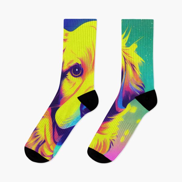 Item preview, Golden Retriever -  Synthwave  - Popart designed and sold by PeanutArtCorner.