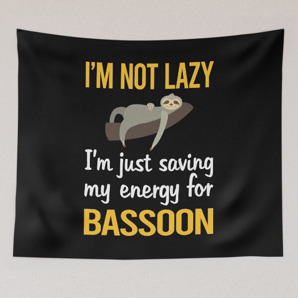Item preview, Saving Energy Bassoon Bassoonist designed and sold by Dividestore.