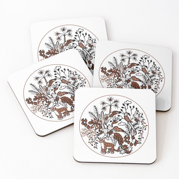 Item preview, tropical fauna and flora print designed and sold by RODRIGORo.