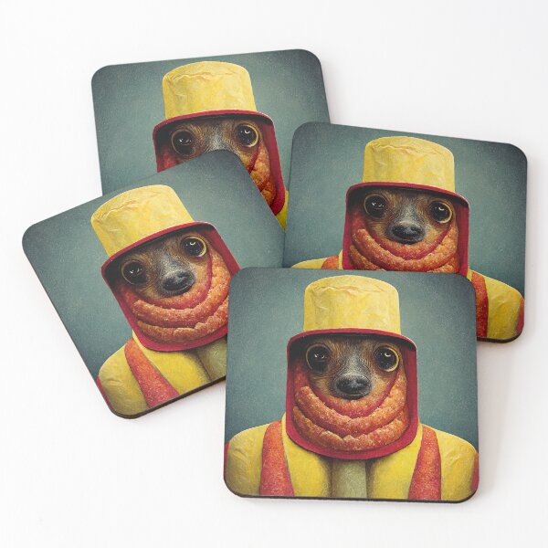 Item preview, Dachshund in a Hotdog suit designed and sold by PeanutArtCorner.