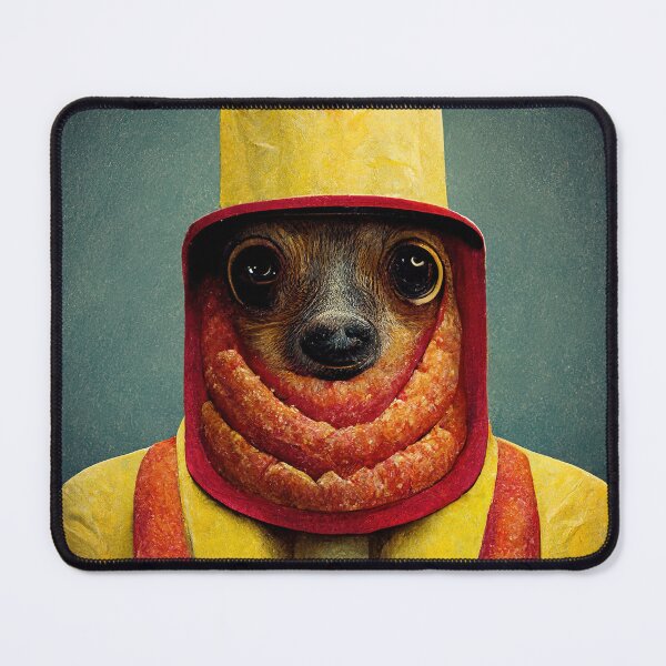 Item preview, Dachshund in a Hotdog suit designed and sold by PeanutArtCorner.