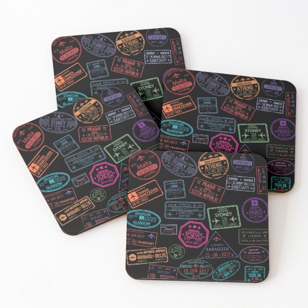 Item preview, Travel Stamps - Cities Around The World designed and sold by ArtOfStars.