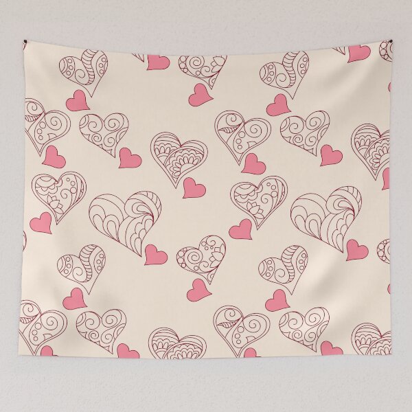 Item preview, zen doodle valentine heartz love designed and sold by AlinNova.
