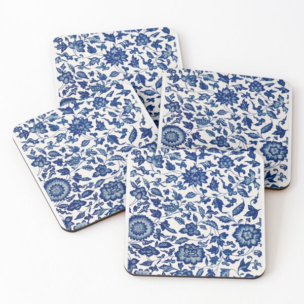 Item preview, Owen Jones: Blue flower pattern of Chinese Ornament designed and sold by ThatBanana.