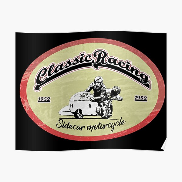Classic Sidecar racing Poster