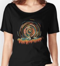Camiseta ancha para mujer La Geometría del Amanecer