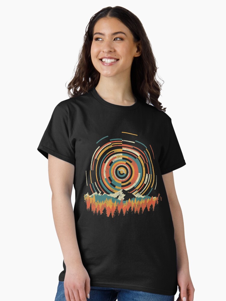 Thumbnail 1 of 7, Classic T-Shirt, The Geometry of Sunrise designed and sold by digsy.