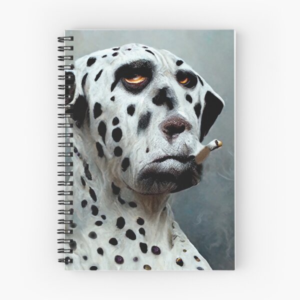 Item preview, DARREN, an ai generated image of a dalmatian smoking. designed and sold by AiCharacters.