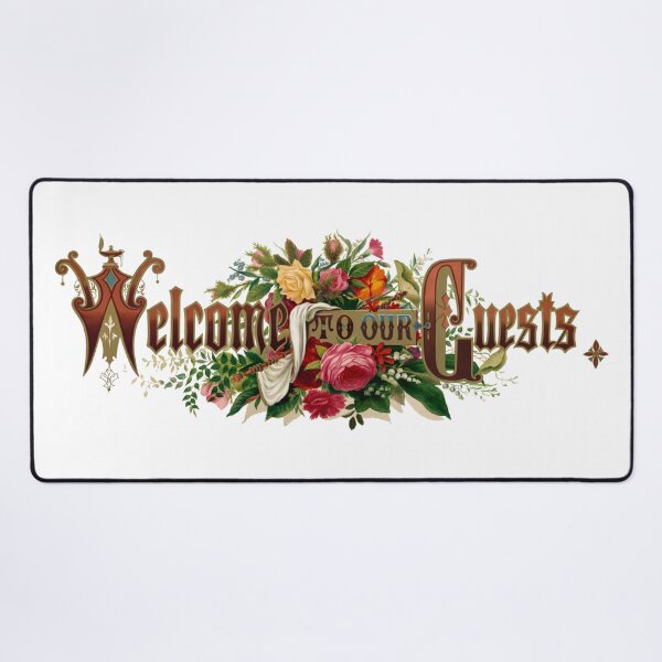 Item preview, Welcome to our Guests - Floral art designed and sold by portokalis.