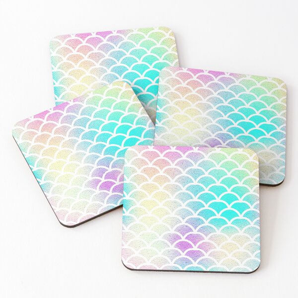 Item preview, Multicolor Mermaid Scales designed and sold by PotluckPrints.