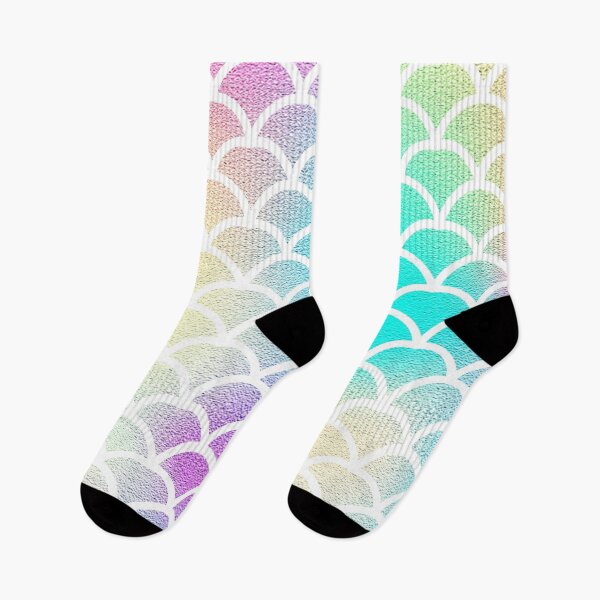 Item preview, Multicolor Mermaid Scales designed and sold by PotluckPrints.