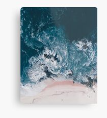 I love the sea - written on the sand Metal Print