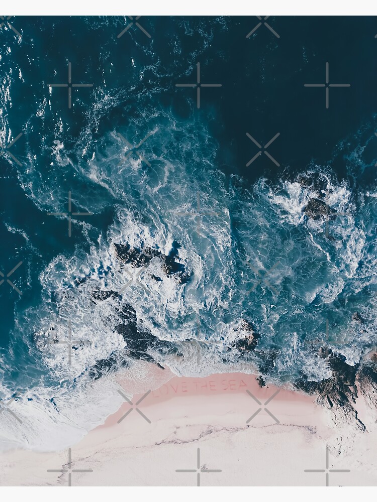 I love the sea - written on the sand by Ingz