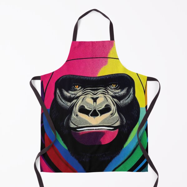 Item preview, Gorilla - Pop art- Synthwave designed and sold by PeanutArtCorner.