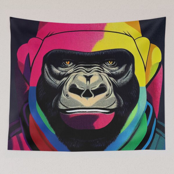 Item preview, Gorilla - Pop art- Synthwave  designed and sold by PeanutArtCorner.