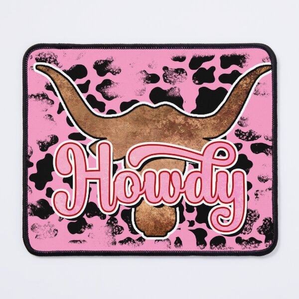 Item preview, Howdy Long Horn With Cowhide Background designed and sold by handsoftime2020.