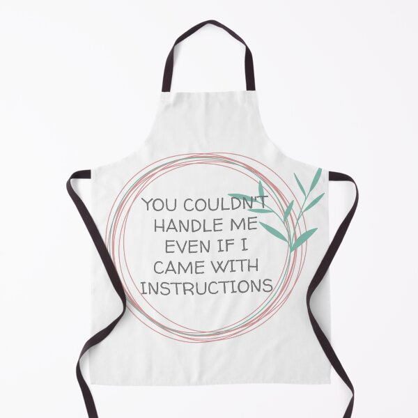 Item preview, YOU COULDN'T HANDLE ME, LEAF CIRCLE designed and sold by dogwoodandthyme.