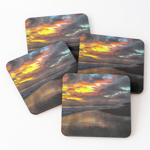 Item preview, Malibu Leo Carrillo Beach Sunset, Malibu Point Dume Coast Aesthetic, Sunset Malibu Beach Aesthetic Wallpaper, Malibu California Aesthetic Sunset Beach designed and sold by Paintcorner.