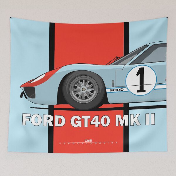 Item preview, 1966 Lemans Racing GT40 MK2  designed and sold by ElseWorldDesign.