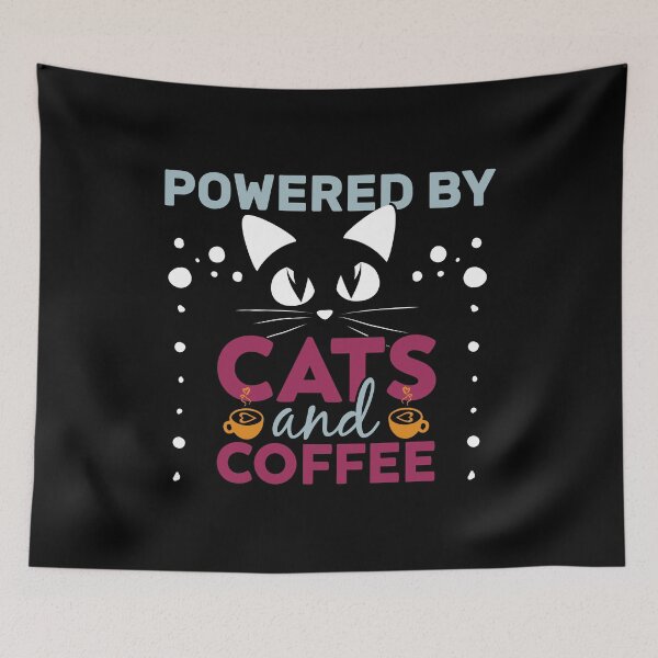 Item preview, Cats and coffee. designed and sold by FallInLoveCo.