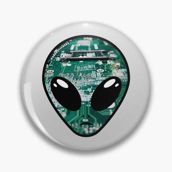 Item preview, Alien head - Motherboard skin designed and sold by AreaStickers.