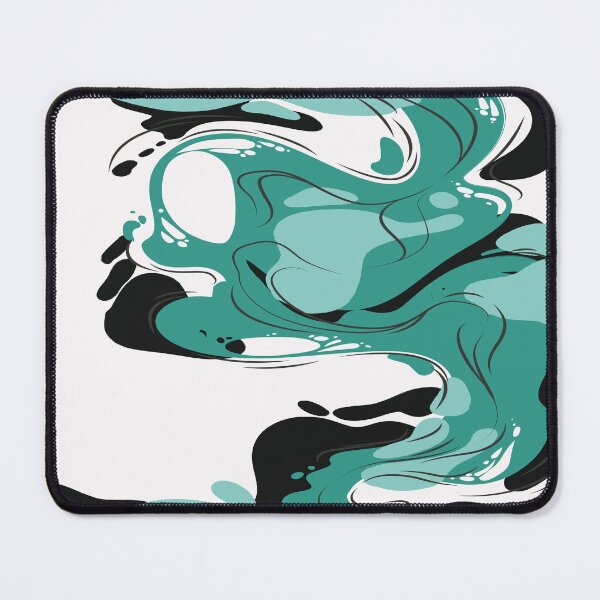 Item preview, Abstract Green Swirly Pattern designed and sold by nabanacrafters.