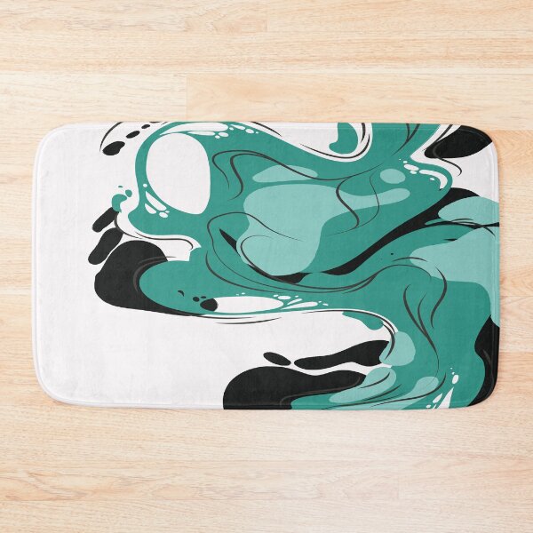 Item preview, Abstract Green Swirly Pattern designed and sold by nabanacrafters.