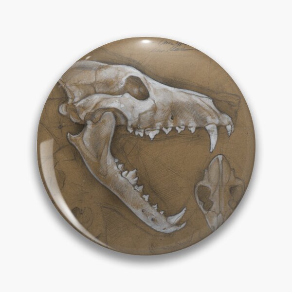 Item preview, Wolf skull designed and sold by LucaMilioneArt.