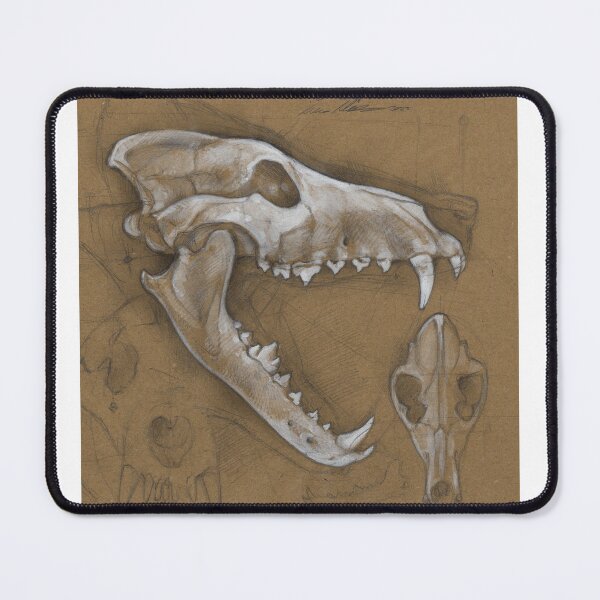Item preview, Wolf skull designed and sold by LucaMilioneArt.