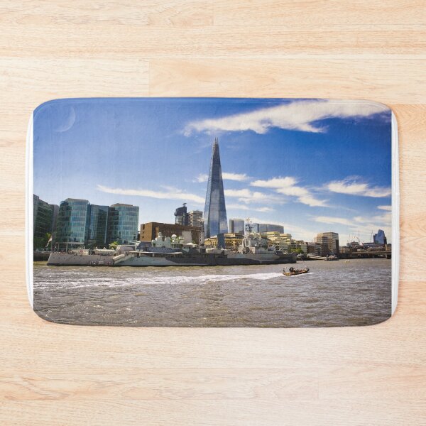 Item preview, Thames cityscape with HMS Belfast designed and sold by Ann Biddlecombe.