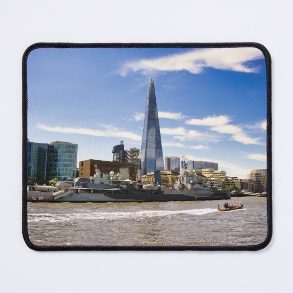 Item preview, Thames cityscape with HMS Belfast designed and sold by Ann Biddlecombe.