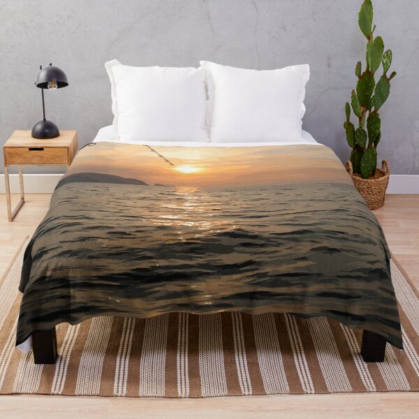Item preview, Drawing - Sunset fishing designed and sold by rubenarocho.