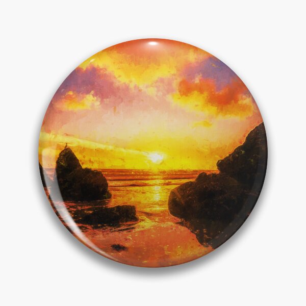 Item preview, Malibu Leo Carrillo Beach Sunset, Malibu Point Dume Coast Aesthetic, Sunset Malibu Beach Aesthetic Wallpaper, Malibu California Aesthetic Sunset Beach designed and sold by Paintcorner.