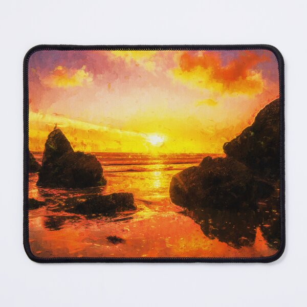 Item preview, Malibu Leo Carrillo Beach Sunset, Malibu Point Dume Coast Aesthetic, Sunset Malibu Beach Aesthetic Wallpaper, Malibu California Aesthetic Sunset Beach designed and sold by Paintcorner.
