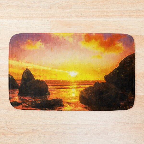 Item preview, Malibu Leo Carrillo Beach Sunset, Malibu Point Dume Coast Aesthetic, Sunset Malibu Beach Aesthetic Wallpaper, Malibu California Aesthetic Sunset Beach designed and sold by Paintcorner.