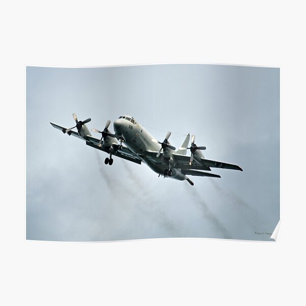 P-3 Orion Flying Poster