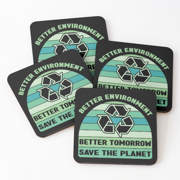 Artikelvorschau, Bessere Umwelt Better Tomorrow Save The Planet Environment Slogan entworfen und verkauft von SimpleAndGreat.