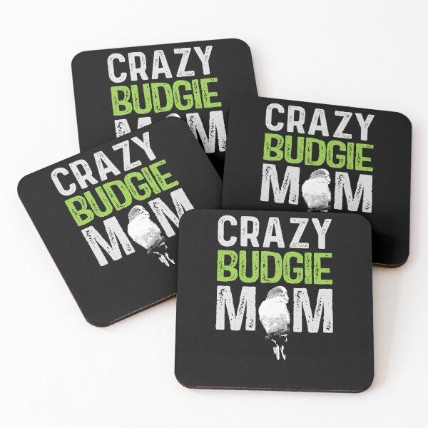 Item preview, Crazy Budgie Mom Budgerigar Lover Bird Mommy designed and sold by Alienphysique.