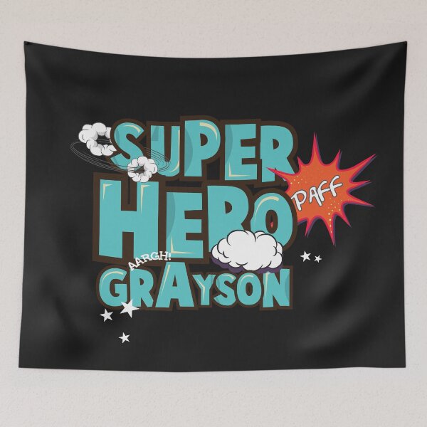 Item preview, Super hero Grayson Loves Comics And Superpowers designed and sold by Urosek.