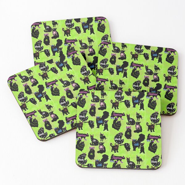 Item preview, Happiness is a Black Cat designed and sold by Adair Sullivan.