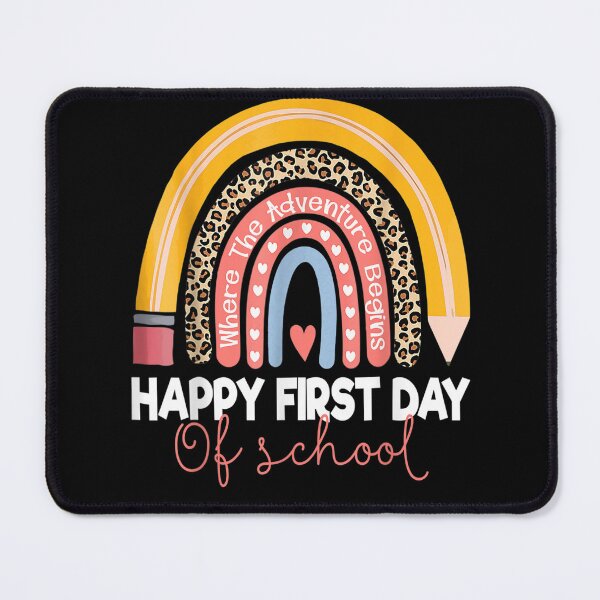 Item preview, Happy First Day Of School Rainbow Leopard Teacher Student  designed and sold by Anoirshop ⭐⭐⭐⭐⭐.