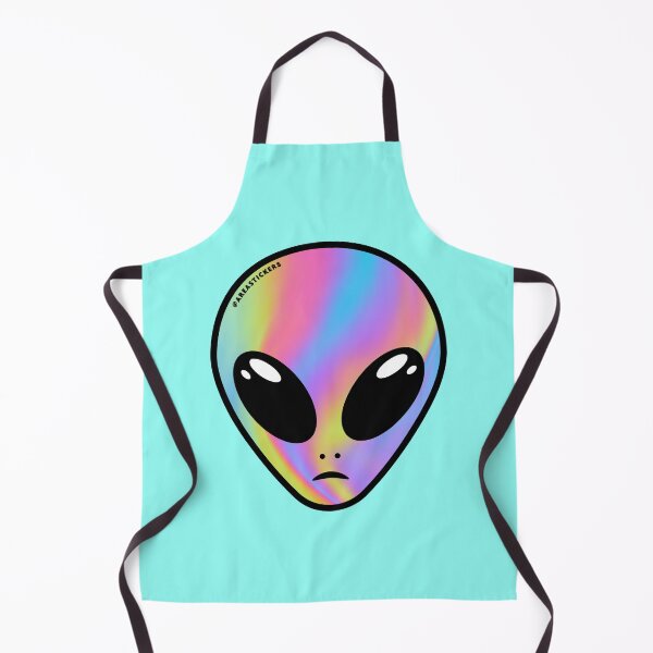 Item preview, Alien head - Colors skin designed and sold by AreaStickers.