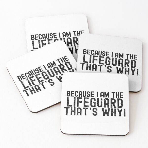 Item preview, Because I'm The Lifeguard That's Why! designed and sold by TeesYouWant.