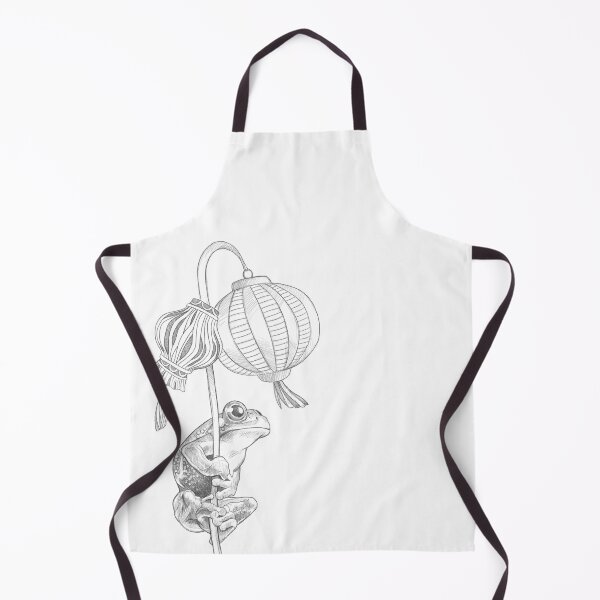 Item preview, Toad with chinese lanterns designed and sold by RNIArt.
