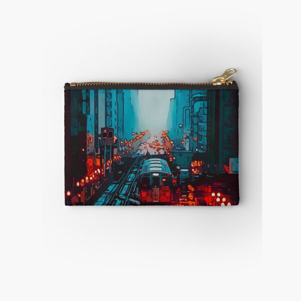 Item preview, Chicago L Train Color Noir designed and sold by HeatherAP.
