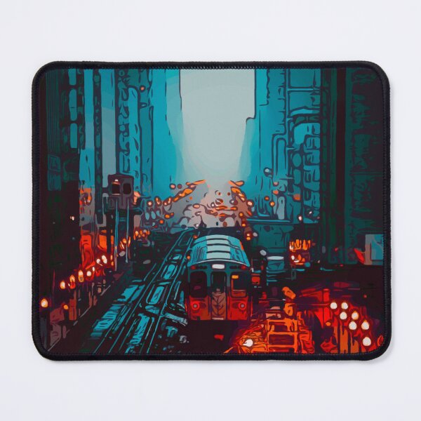 Item preview, Chicago L Train Color Noir designed and sold by HeatherAP.