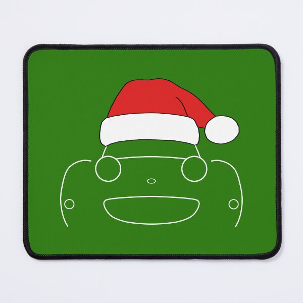 Item preview, Austin-Healey Frogeye Sprite classic car Christmas hat edition white designed and sold by soitwouldseem.